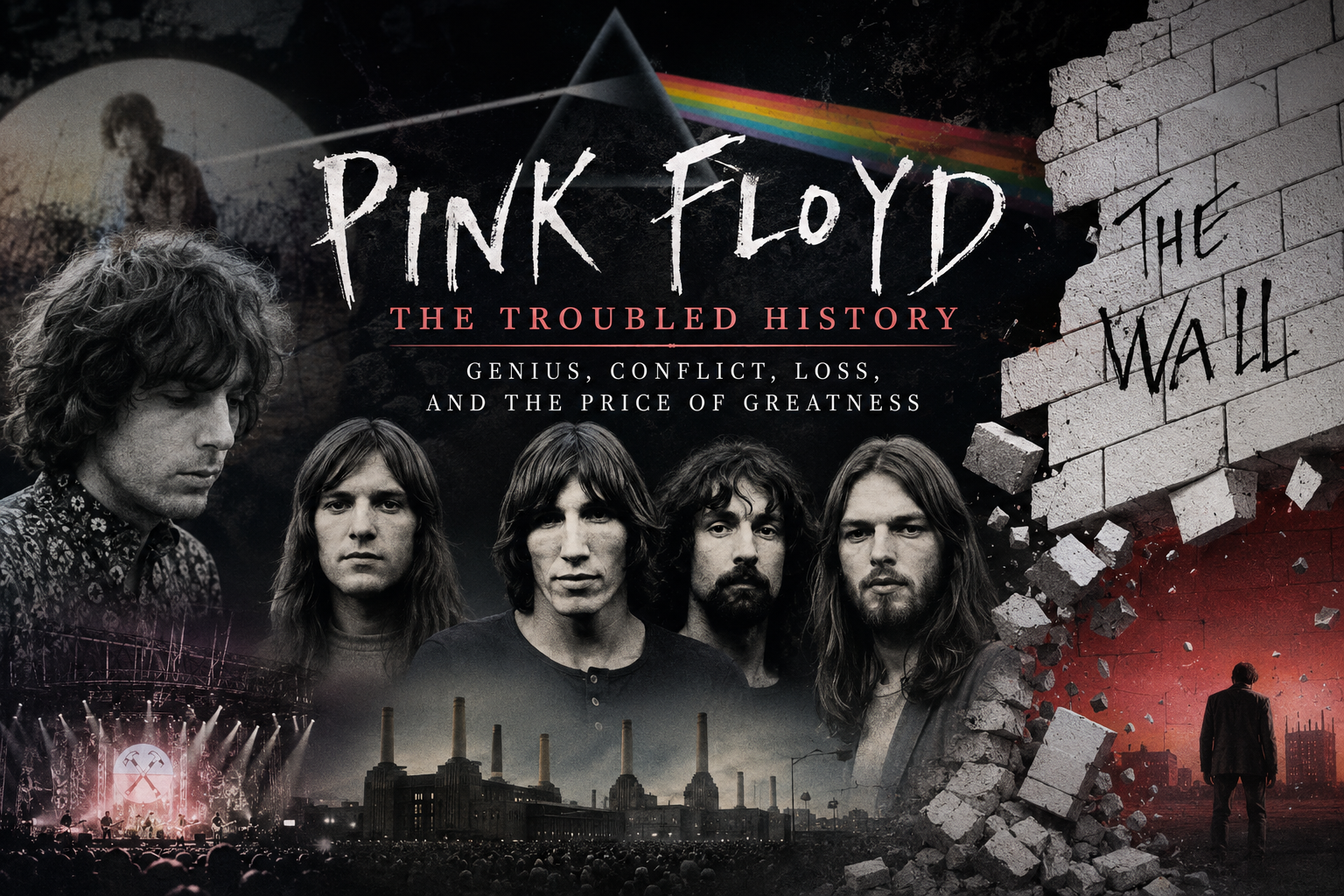 The Troubled History of Pink Floyd: How Conflict, Tragedy, and Genius Created One of Rock’s Greatest Bands