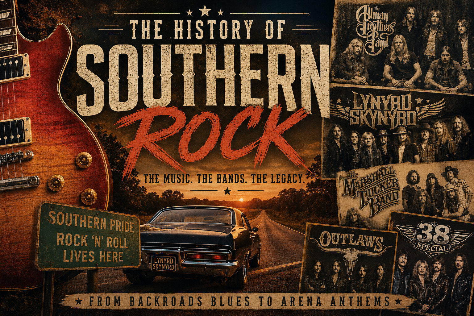 The History of Southern Rock: From Backroads Blues to Arena Anthems